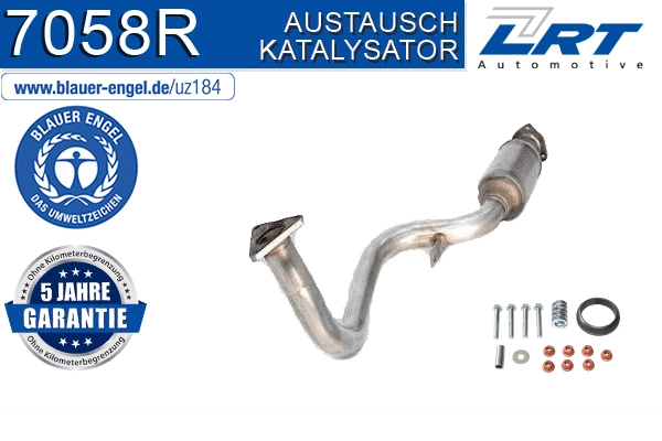 Катализатор ausgezeichnet mit der blaue engel LRT 7058R