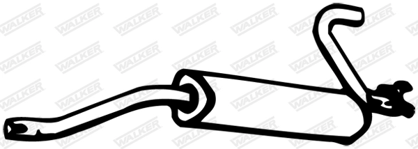 Глушитель выхлопных газов конечный WALKER PRODUCTS 70702