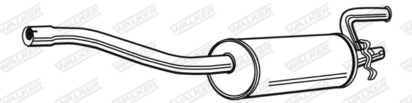 Глушитель выхлопных газов конечный WALKER PRODUCTS 70704