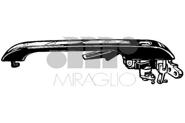 Наружная ручка двери MIRAGLIO 80.765.05