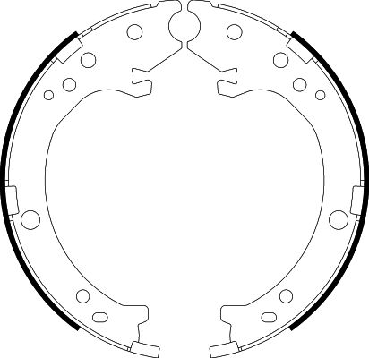 Комплект тормозных колодок стояночная тормозная система HELLA/BEHR/PAGID 8DA 355 050-171