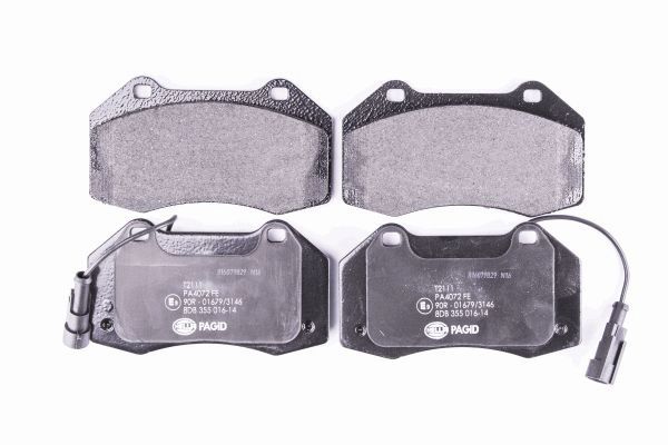 Комплект тормозных колодок дисковый тормоз HELLA/BEHR/PAGID 8DB 355 016-141