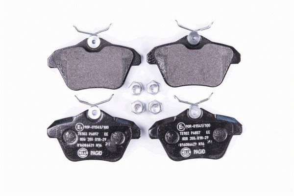 Комплект тормозных колодок дисковый тормоз HELLA/BEHR/PAGID 8DB 355 018-291