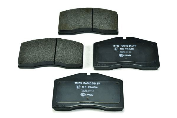Комплект тормозных колодок дисковый тормоз HELLA/BEHR/PAGID 8DB 355 018-301
