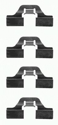 Комплектующие колодки дискового тормоза HELLA/BEHR/PAGID 8DZ 355 202-621