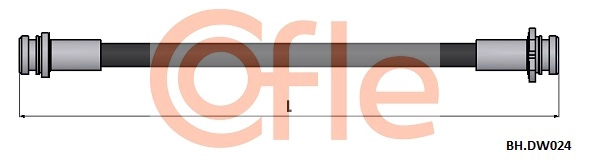 Тормозной шланг COFLE 92.BH.DW024