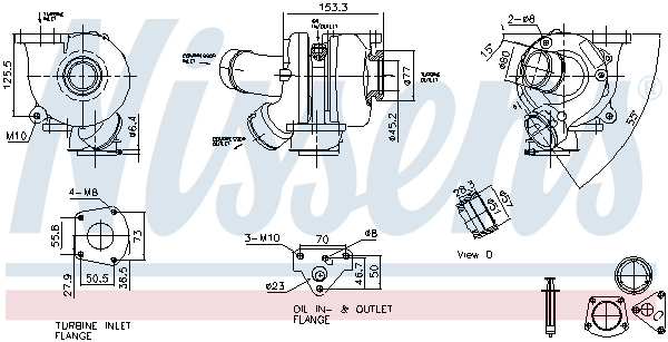 Компрессор наддув first fit NISSENS 93729