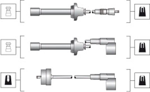 Комплект проводов зажигания MAGNETI MARELLI 941045250512