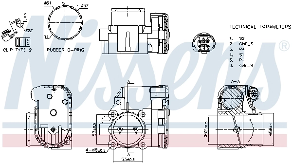Корпус дроссельной заслонки first fit NISSENS 955103
