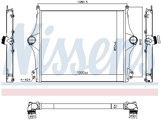Интеркулер NISSENS 961298
