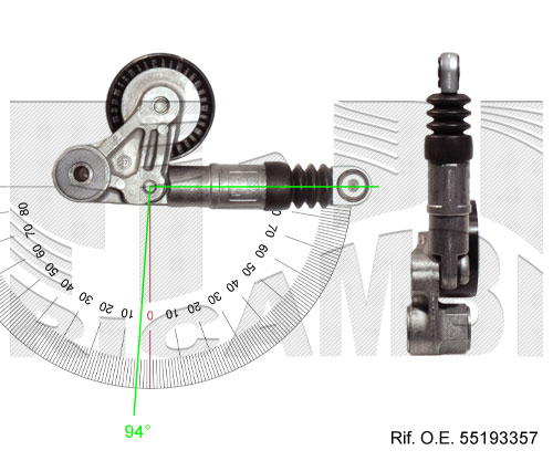 Натяжитель ремня клиновой зубча AUTOTEAM A05340