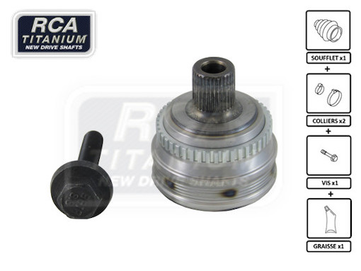 Шарнирный комплект приводной вал new cv joint RCA FRANCE AA04A
