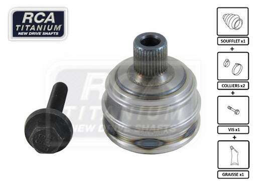 Шарнирный комплект приводной вал new cv joint RCA FRANCE AA04