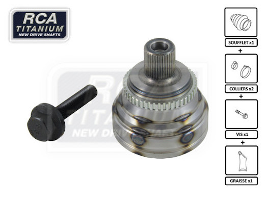 Шарнирный комплект приводной вал new cv joint RCA FRANCE AA10A