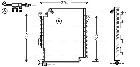Конденсатор кондиционер AVA QUALITY COOLING AI5119