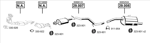 Система выпуска ог ASMET AL290425