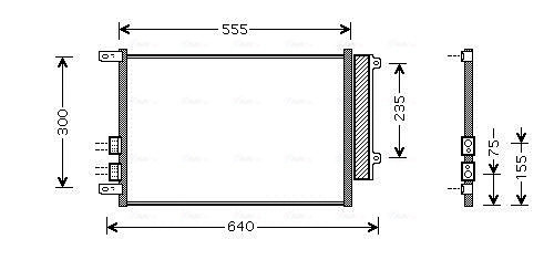 Конденсатор кондиционер AVA QUALITY COOLING ALA5088D