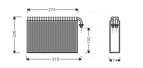 Испаритель кондиционер AVA QUALITY COOLING ALV021
