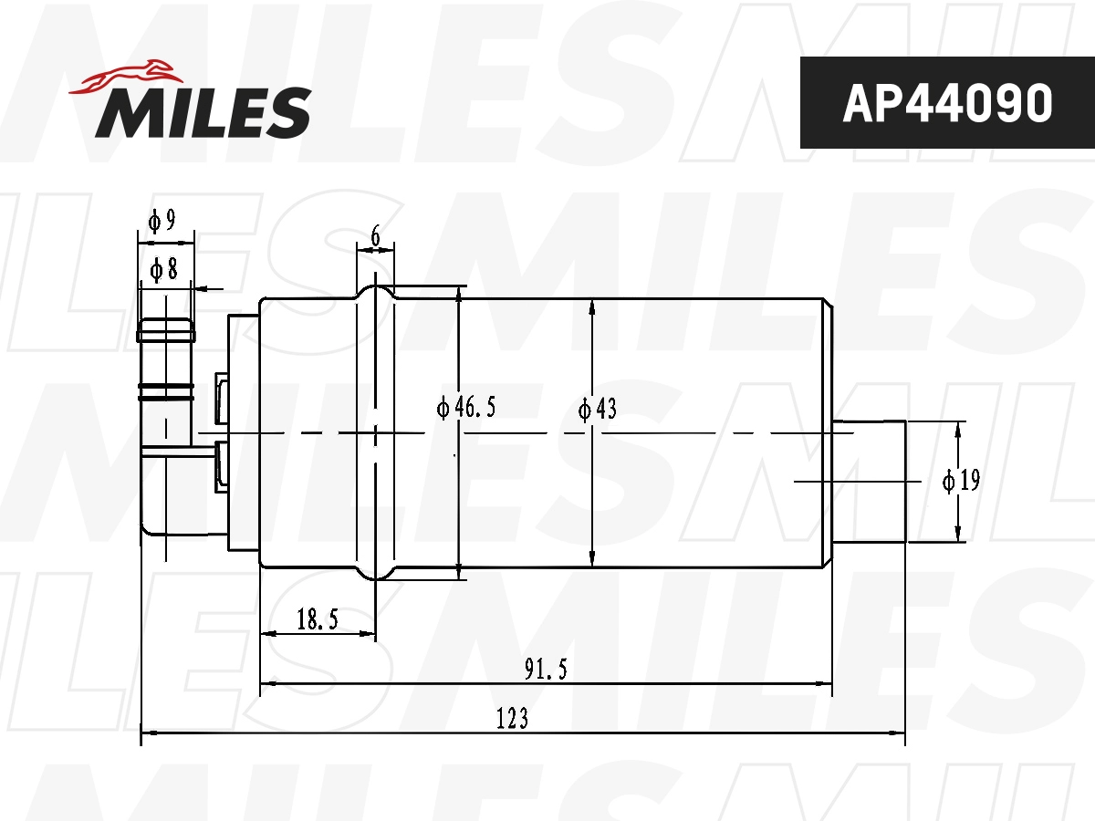 Топливный насос MILES AP44090