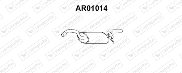 Глушитель выхлопных газов конечный VENEPORTE AR01014