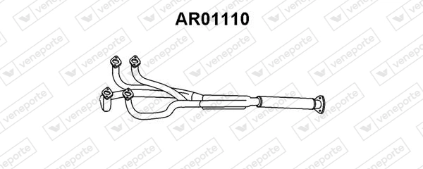 Труба выхлопного газа VENEPORTE AR01110