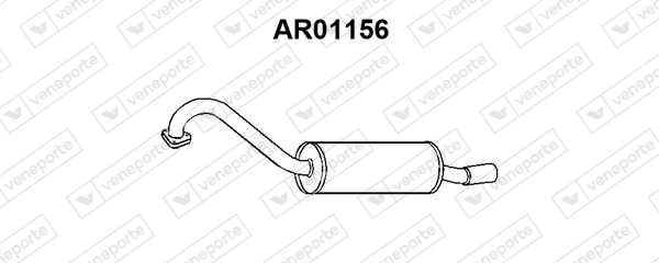 Глушитель выхлопных газов конечный VENEPORTE AR01156
