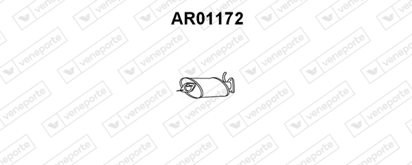 Предглушитель выхлопных газов VENEPORTE AR01172