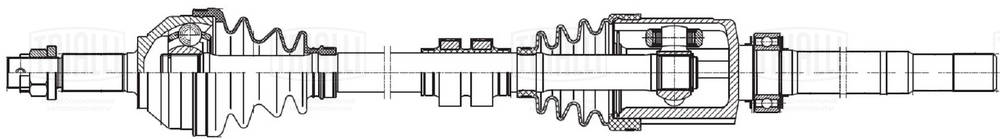 Приводной вал TRIALLI AR 1446