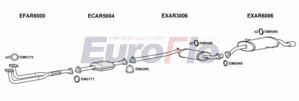 Система выпуска ог EUROFLO AR16420 2008