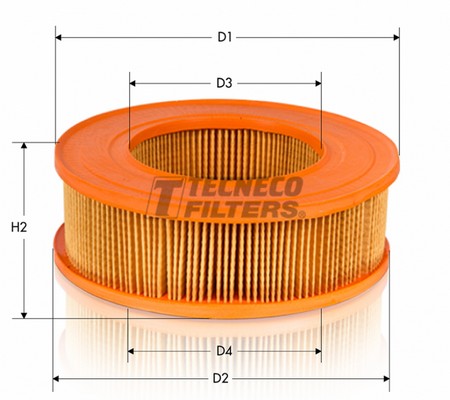 Воздушный фильтр TECNECO FILTERS AR193