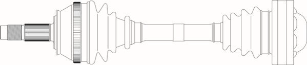 Приводной вал GENERAL RICAMBI AR3053