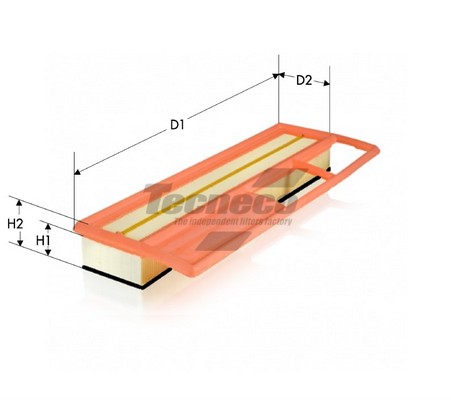 Воздушный фильтр TECNECO FILTERS AR9628PMS
