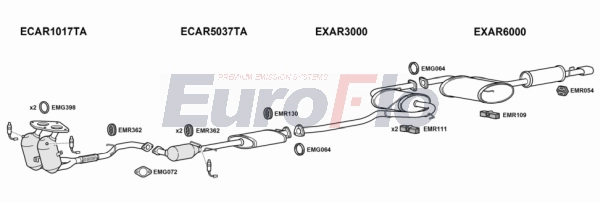 Система выпуска ог EUROFLO ARSPI20 5008C
