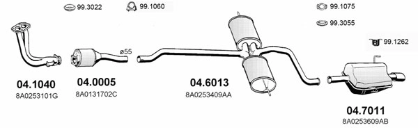 Система выпуска ог ASSO ART0239
