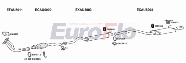 Система выпуска ог EUROFLO AU8016 2015