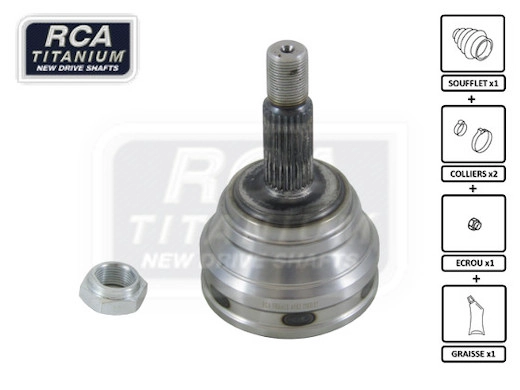 Шарнирный комплект приводной вал new cv joint RCA FRANCE AV82