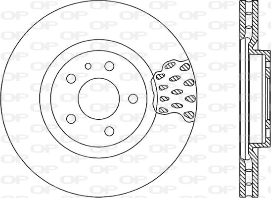 Тормозной диск OPEN PARTS BDA1017.20
