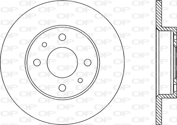 Тормозной диск OPEN PARTS BDA1144.10