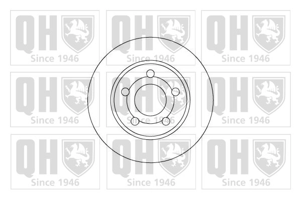 Тормозной диск QUINTON HAZELL BDC3316
