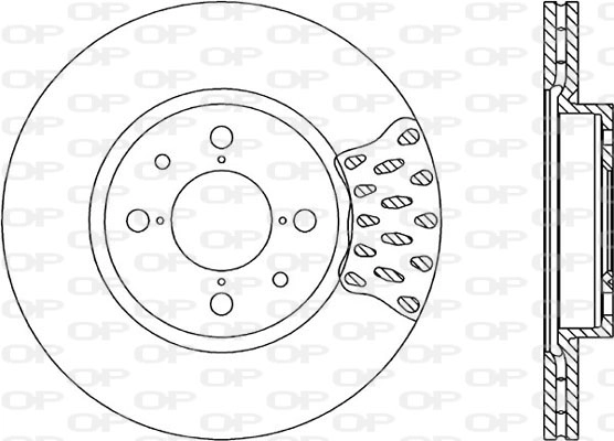 Тормозной диск coated OPEN PARTS BDR1146.20