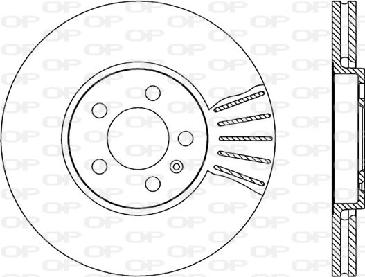 Тормозной диск coated OPEN PARTS BDR1667.20