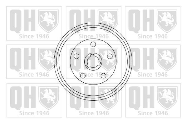 Тормозной барабан QUINTON HAZELL BDR557