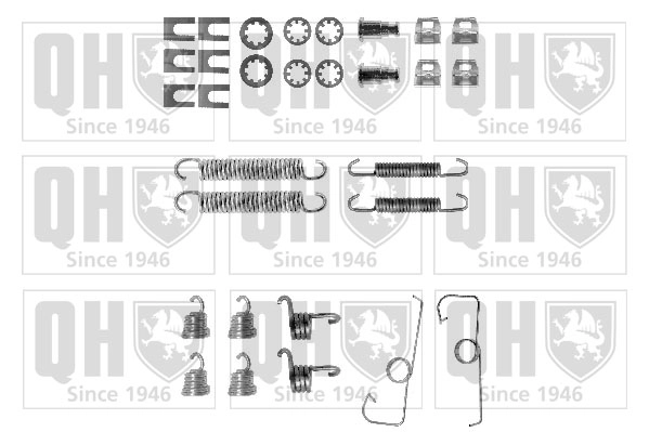 Комплектующие тормозная колодка QUINTON HAZELL BFK370
