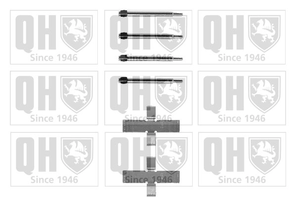 Комплектующие колодки дискового тормоза QUINTON HAZELL BFK600