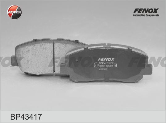 Комплект тормозных колодок дисковый тормоз FENOX BP43417