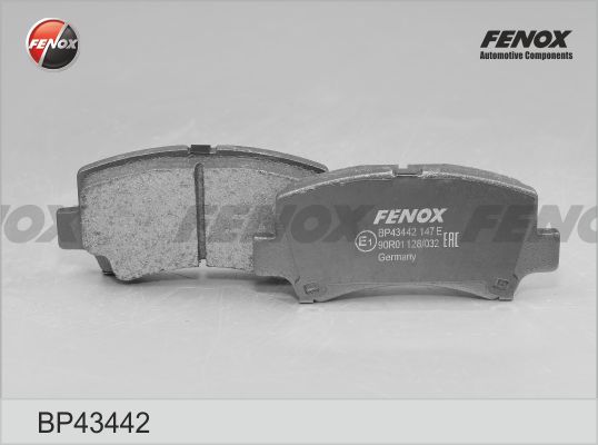 Комплект тормозных колодок дисковый тормоз FENOX BP43442
