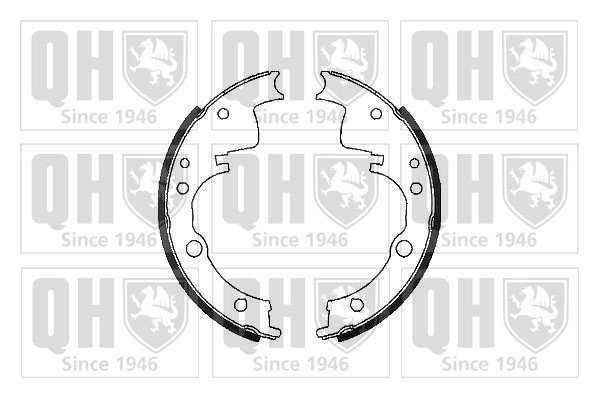 Комплект тормозных колодок QUINTON HAZELL BS989