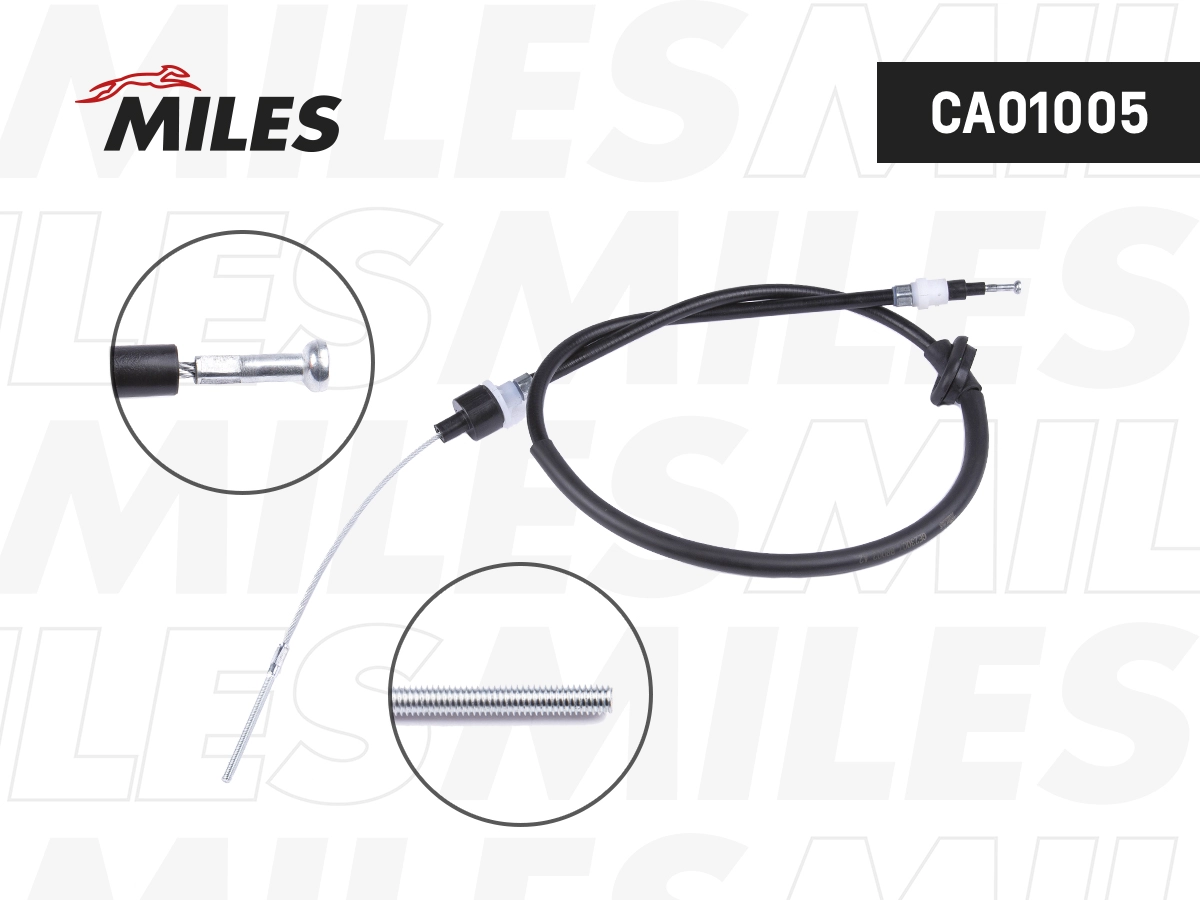 Тросик замка капота MILES CA01005