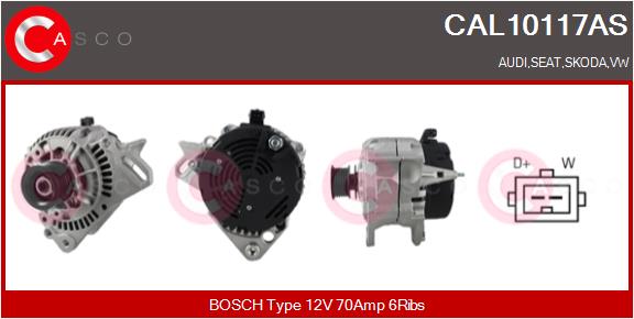 Генератор brand new hq CASCO CAL10117AS