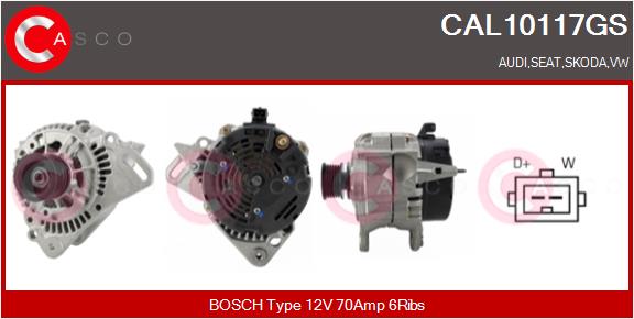 Генератор genuine CASCO CAL10117GS